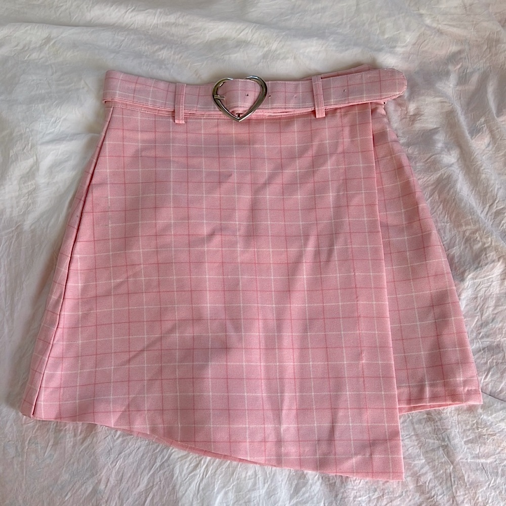 Ünknown Dream Kawaii Stop Plaid Skirt